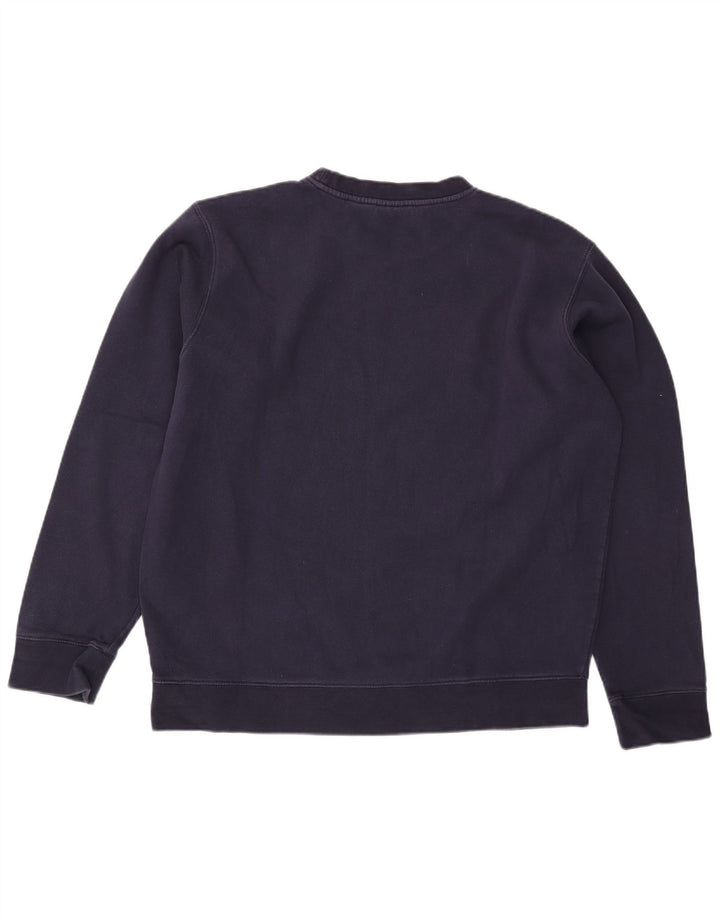 Мужской свитшот с рисунком Fila XL, темно-синий, хлопок