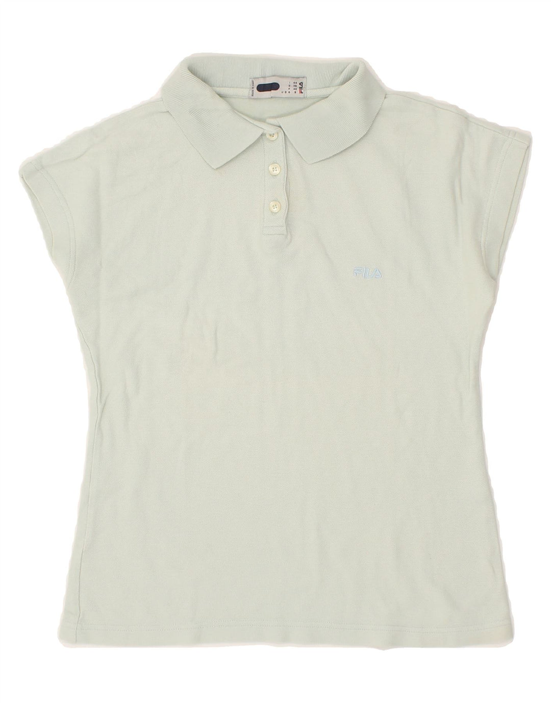 FILA Womens Polo Shirt EU 40 Medium Grey Vintage Fila and Second-Hand Fila from Messina Hembry 