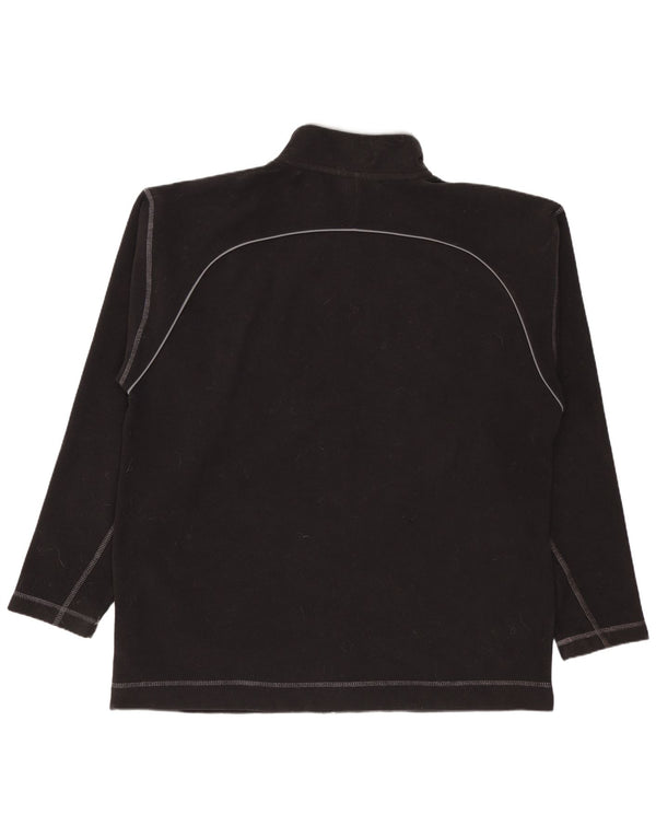 Мужская флисовая куртка Weird Fish UK 40, большая, черная, полиэстер