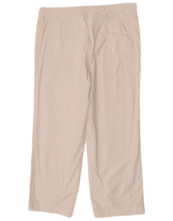 Женские прямые брюки чинос Marks & Spencer UK 14, большие W34 L26, белые