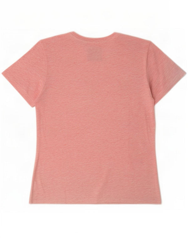 Женская футболка с рисунком Superdry Top UK 12, средний розовый
