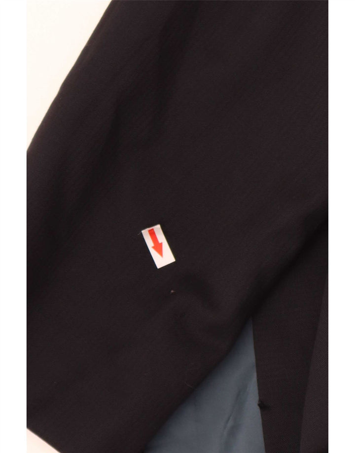 Мужской пиджак с 2 пуговицами Hugo Boss UK 42 XL, темно-синий, шерстяной в тонкую полоску
