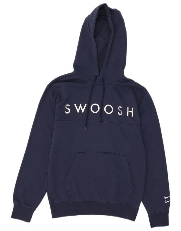 Мужской джемпер с капюшоном Nike Swoosh XS, темно-синий, хлопок