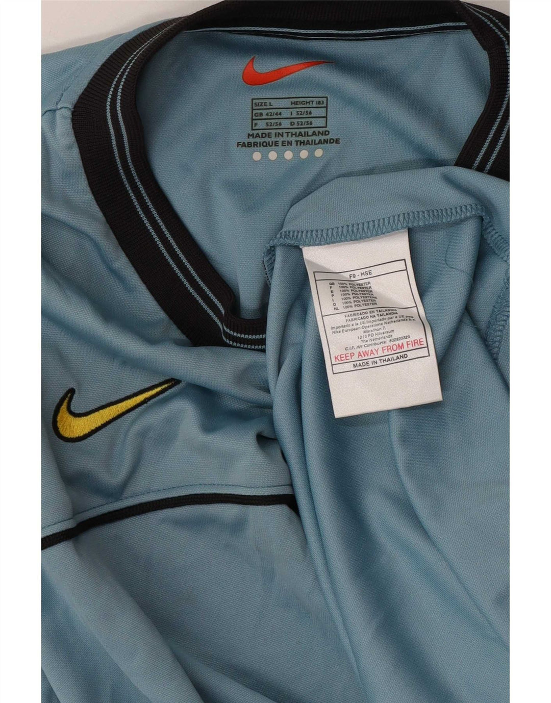 Мужская футболка Nike Inter Milan Top UK 42/44, большой синий полиэстер