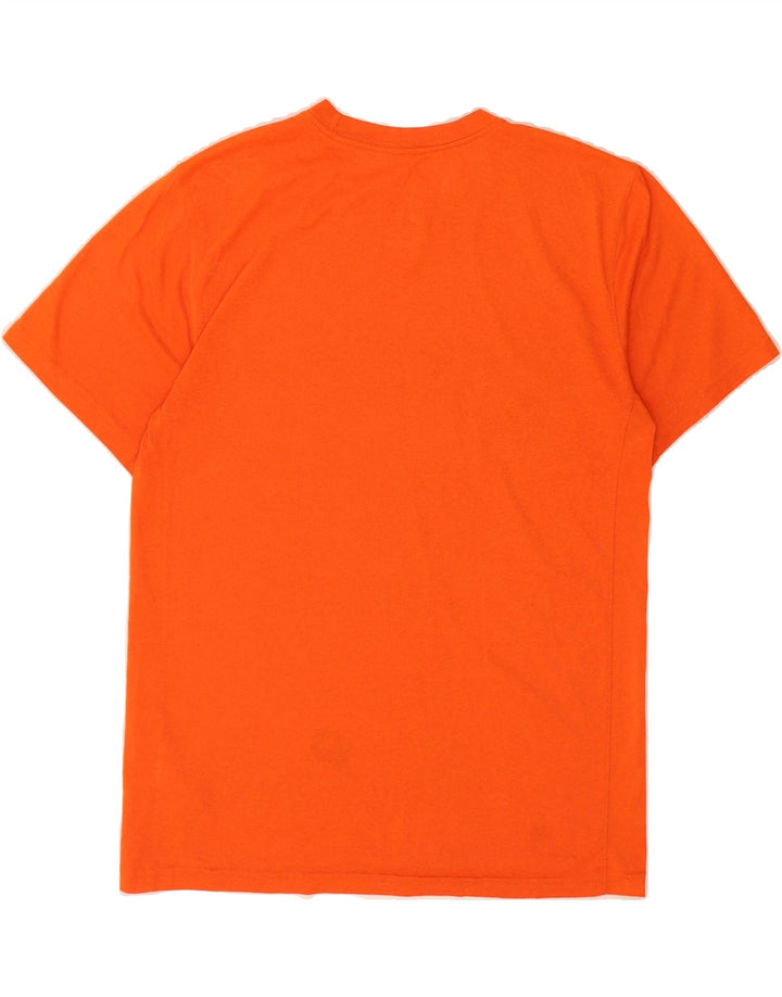 NIKE Mens Dri Fit Graphic T-Shirt Top Medium Orange Polyester Vintage Nike and Second-Hand Nike from Messina Hembry 