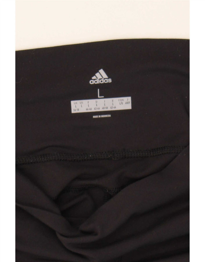 Женские леггинсы Adidas UK 16/18, большие черные