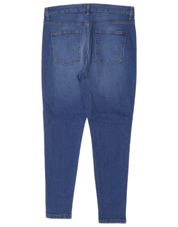 Женские джинсы суперскинни Marks & Spencer UK 14, большие W32 L27, синие, хлопок