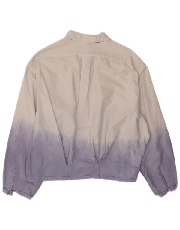 Мужская рубашка Ralph Lauren, размер 17 1/2 XL, белая, хлопковая с цветными блоками
