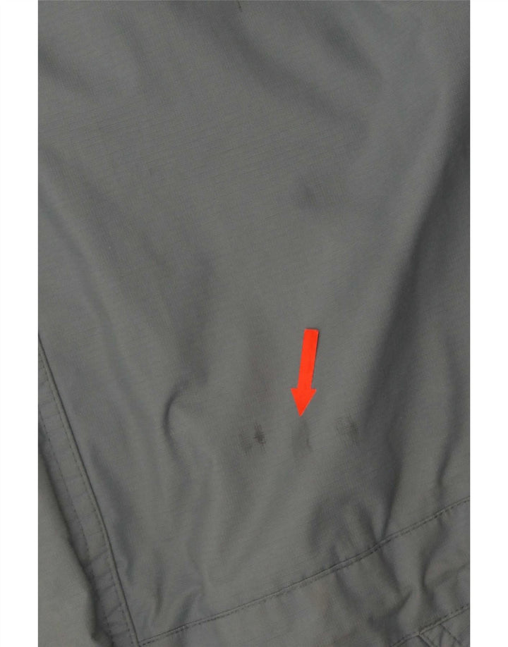 Мужская дождевик с капюшоном Sprayway UK 38, средний серый полиамид с цветными блоками