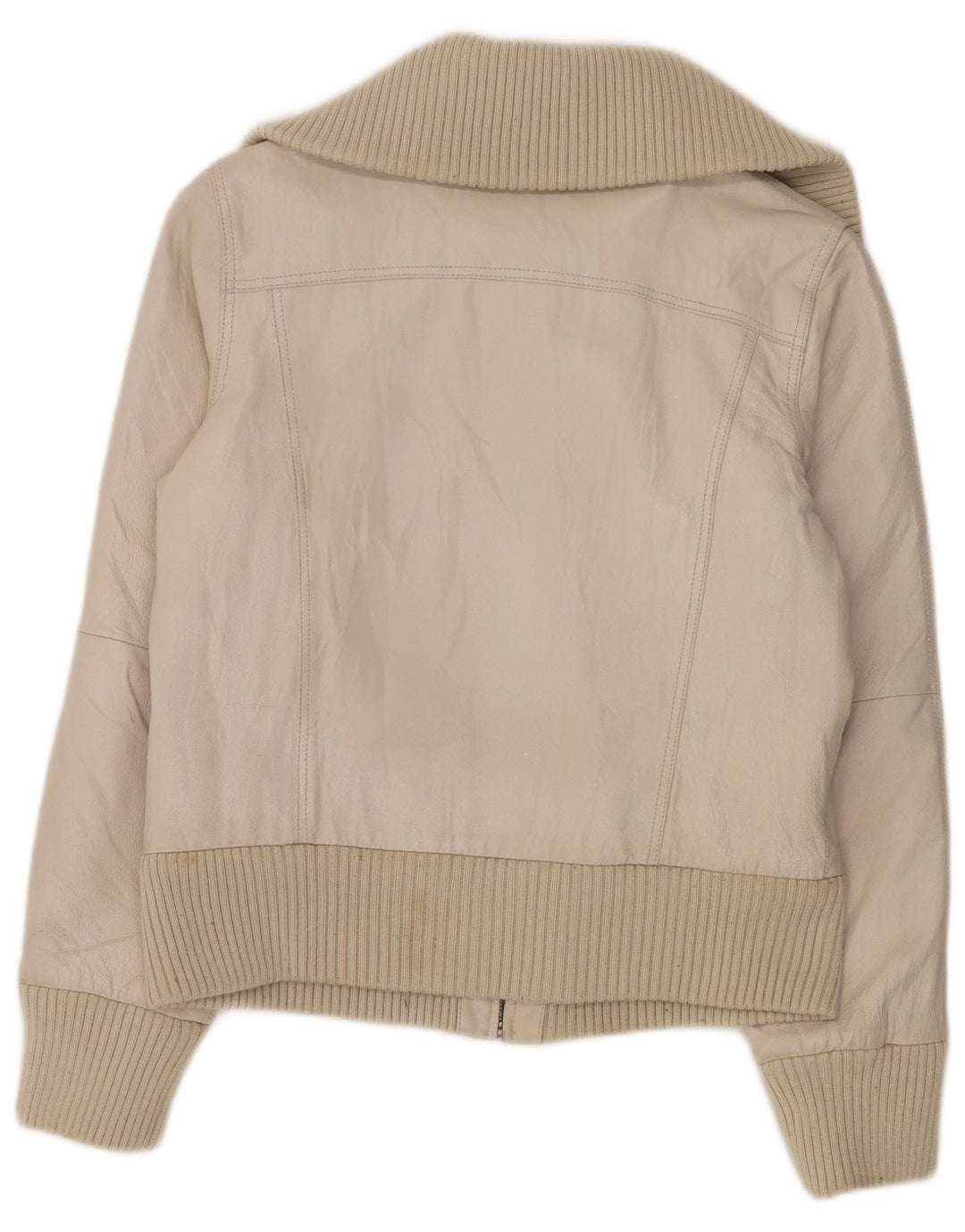 Conbipel Женская кожаная куртка IT 48 XL Белая кожа