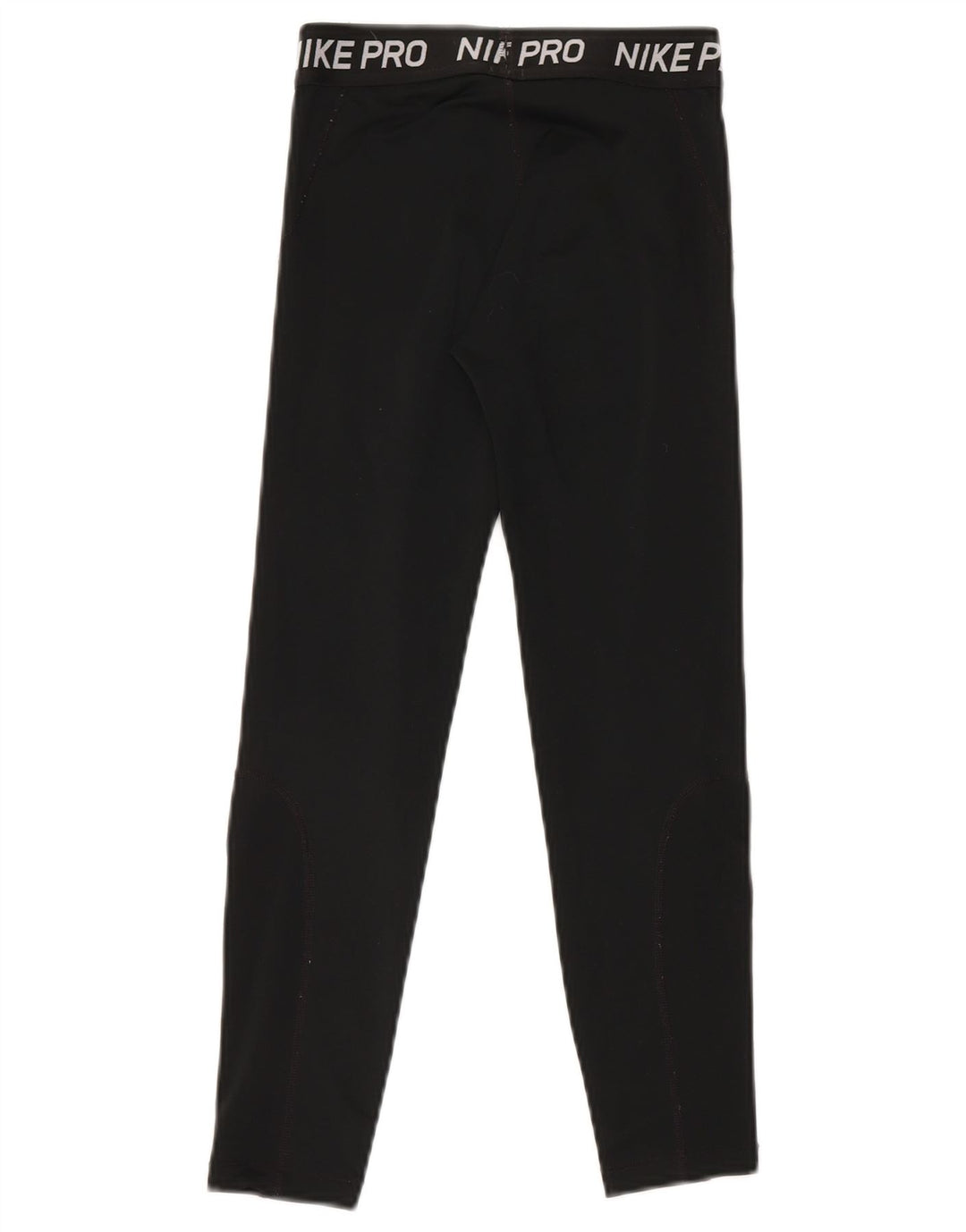 Леггинсы с рисунком NIKE для девочек 9–10 лет, черные