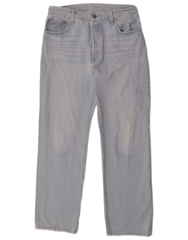 Мужские прямые джинсы Levi's 501 W29 L30 синие, хлопок