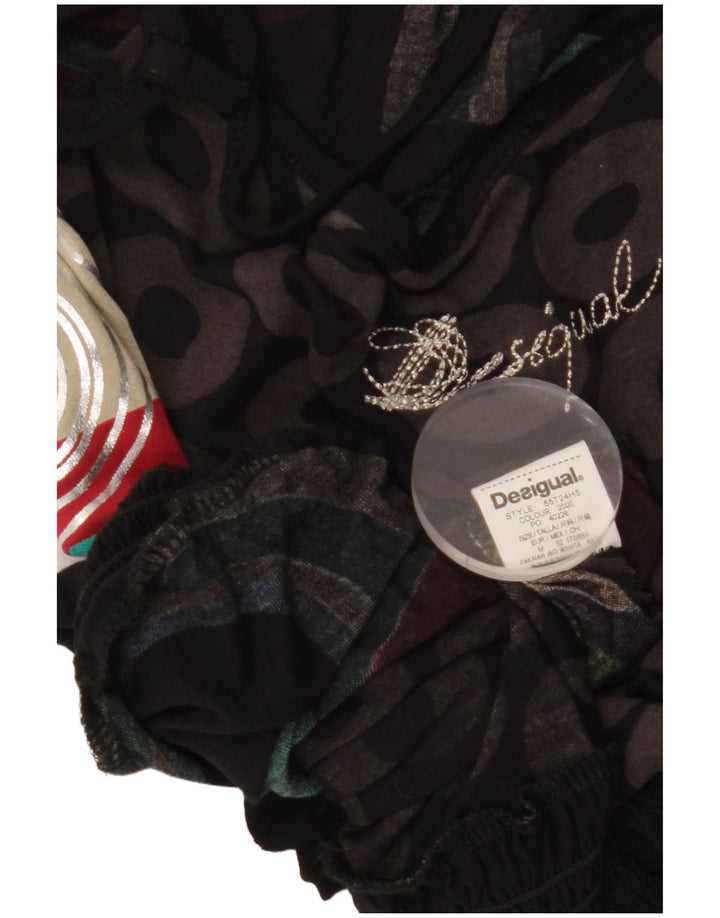 Женский топ на бретельках DESIGUAL UK 12, средний, разноцветный, с геометрическим узором