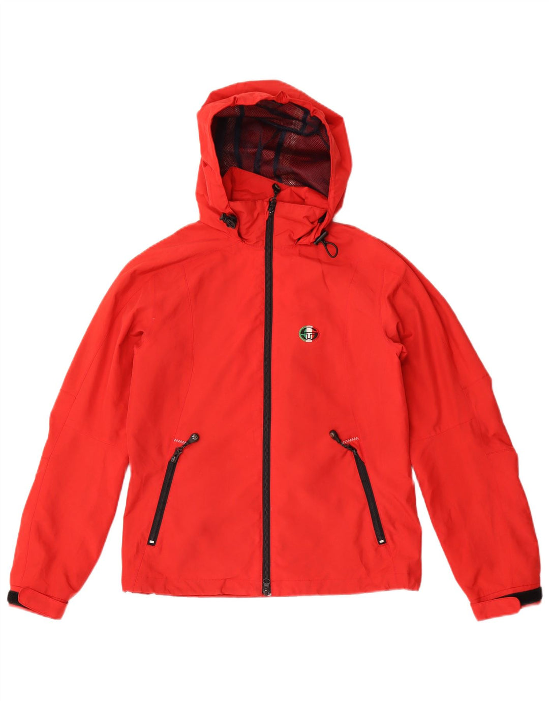 Женская дождевик с капюшоном Sergio Tacchini IT 42 Средний Красный Полиэстер