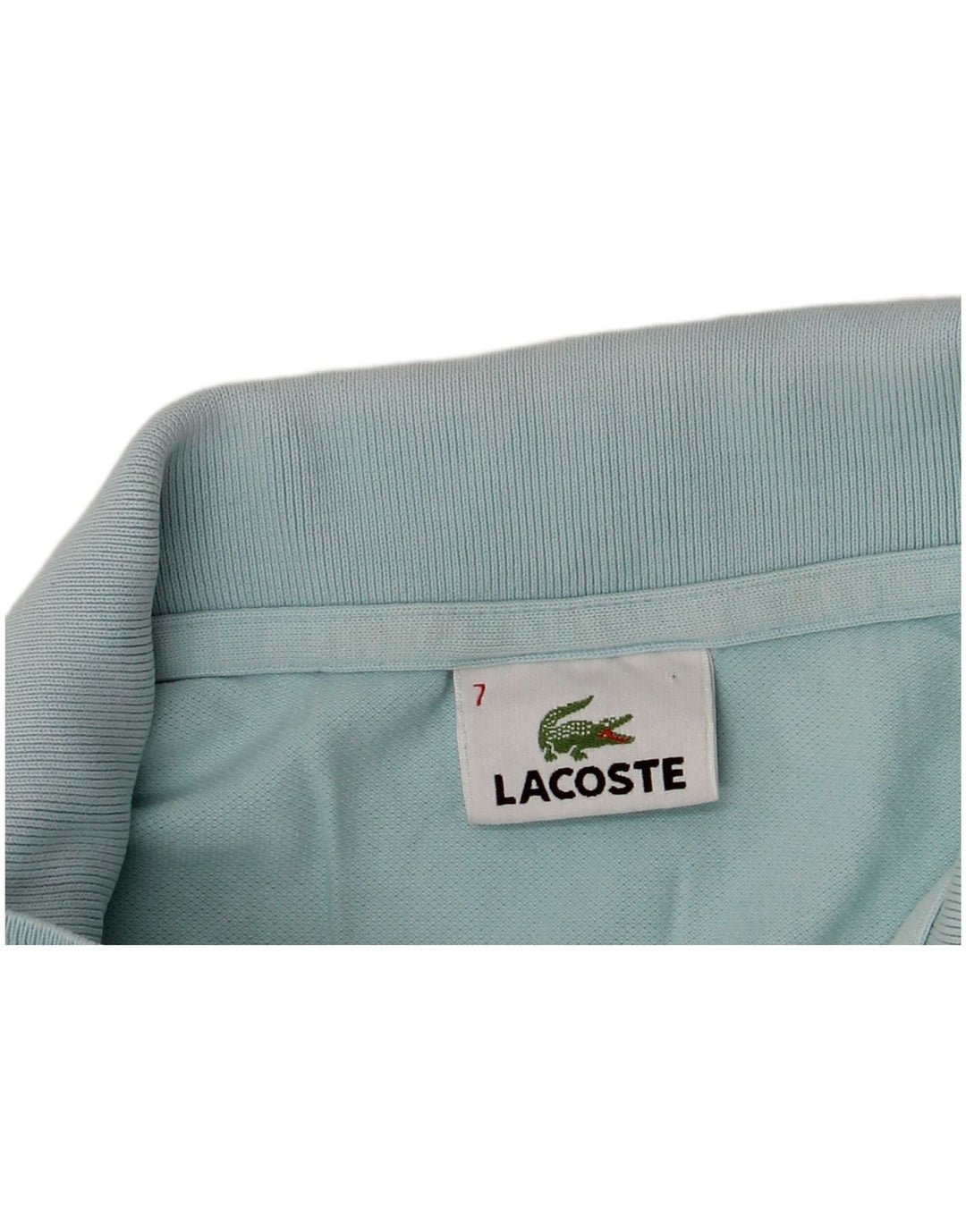 Мужская рубашка-поло Lacoste, размер 7 2XL, синяя