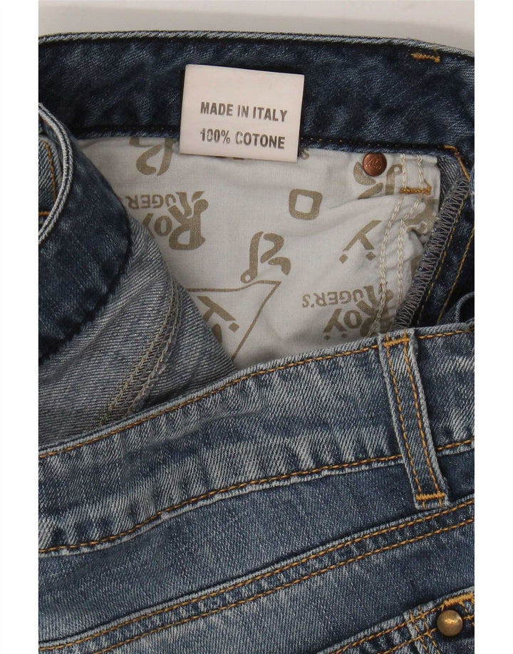 Женские прямые джинсы Roy Rogers W28 L33 синие, хлопок