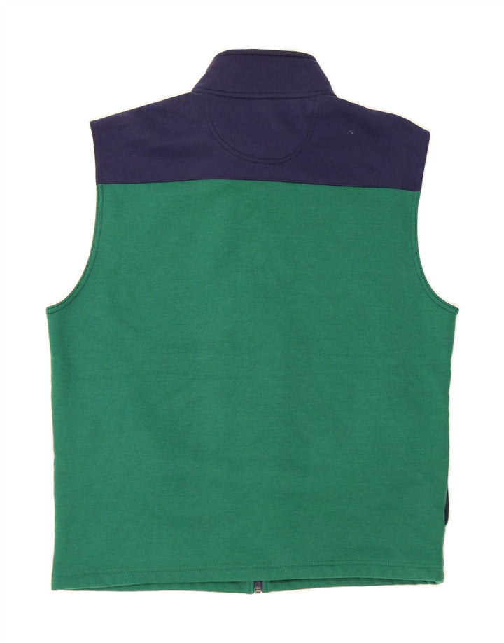IZOD Mens Sleeveless Tracksuit Top Jacket Large Green Colourblock Vintage Izod and Second-Hand Izod from Messina Hembry 