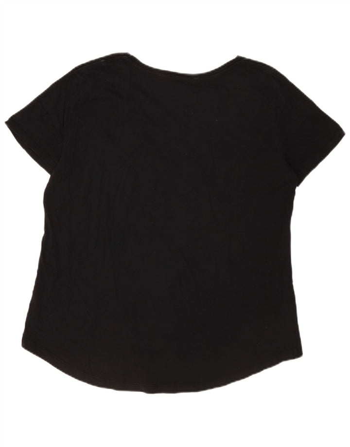 Женская футболка Zara Top UK 16, большая черная