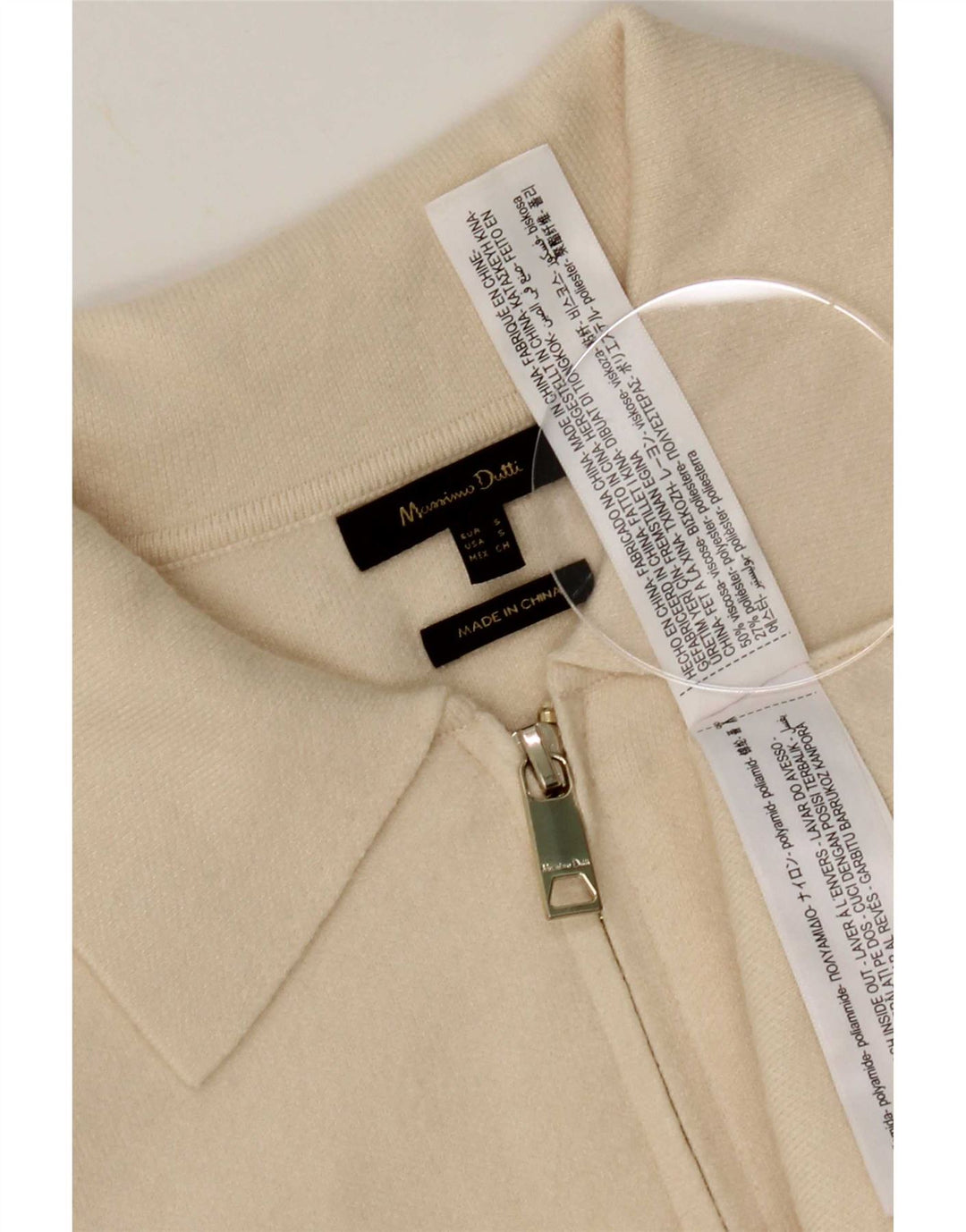 Женский свитер-кардиган большого размера Massimo Dutti UK 10, маленький Off White