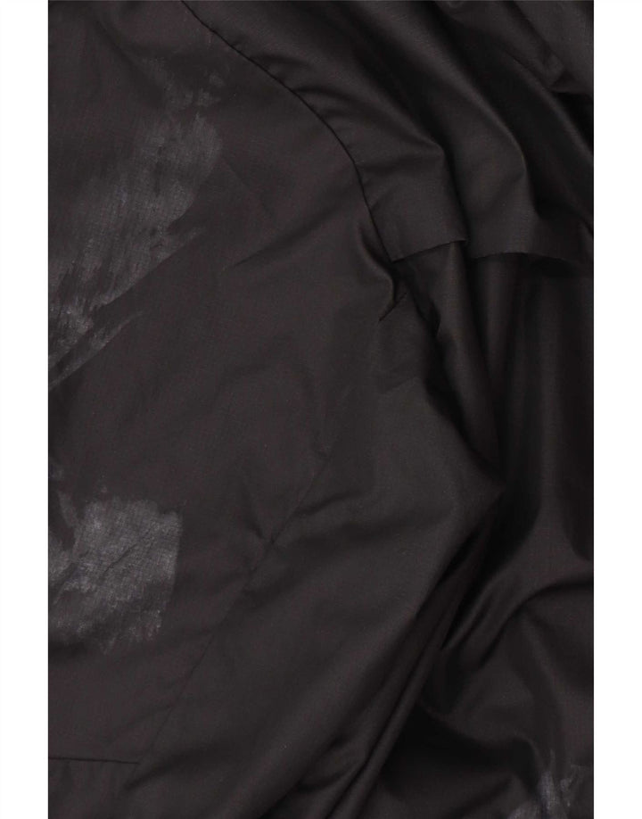 Мужская дождевик с капюшоном Nike Dri Fit UK 38, средний черный, полиэстер