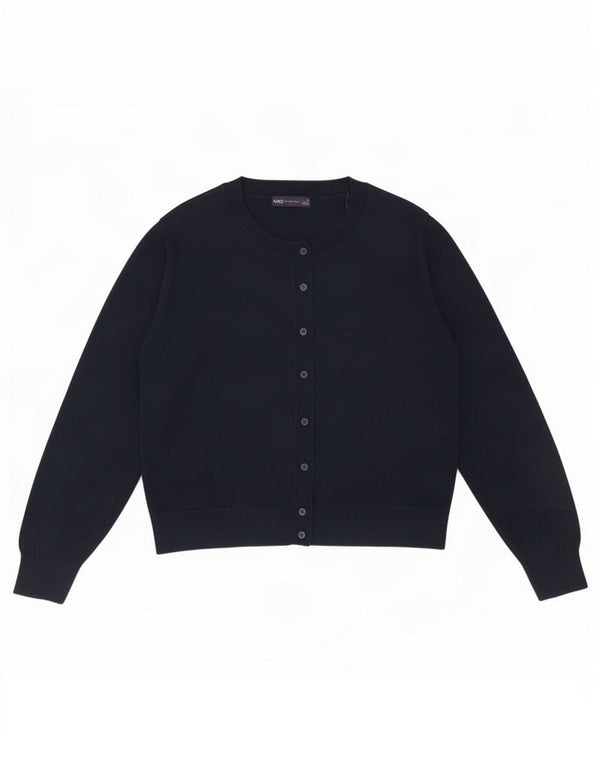 Женский укороченный кардиган Marks & Spencer UK 22 3XL Темно-синий хлопок