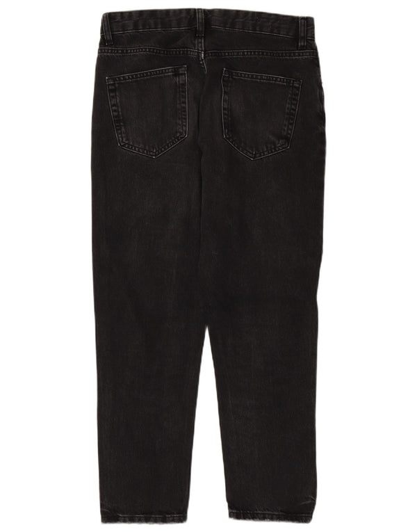 Мужские прямые джинсы Zara EU 38 Small W30 L27, черный хлопок