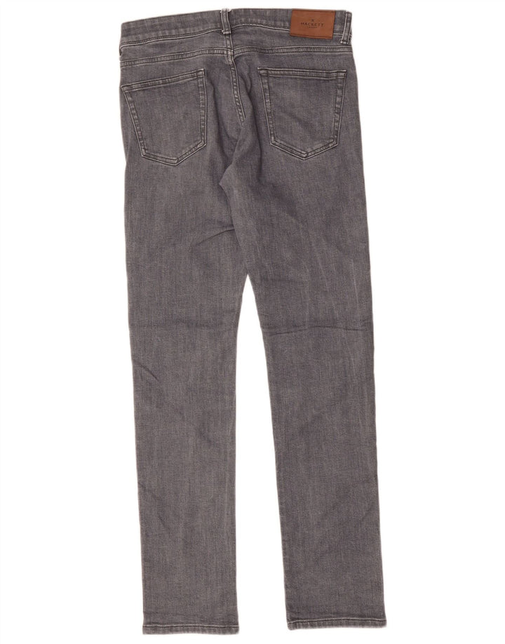 HACKETT Mens Slim Jeans W30 L32 Grey Cotton