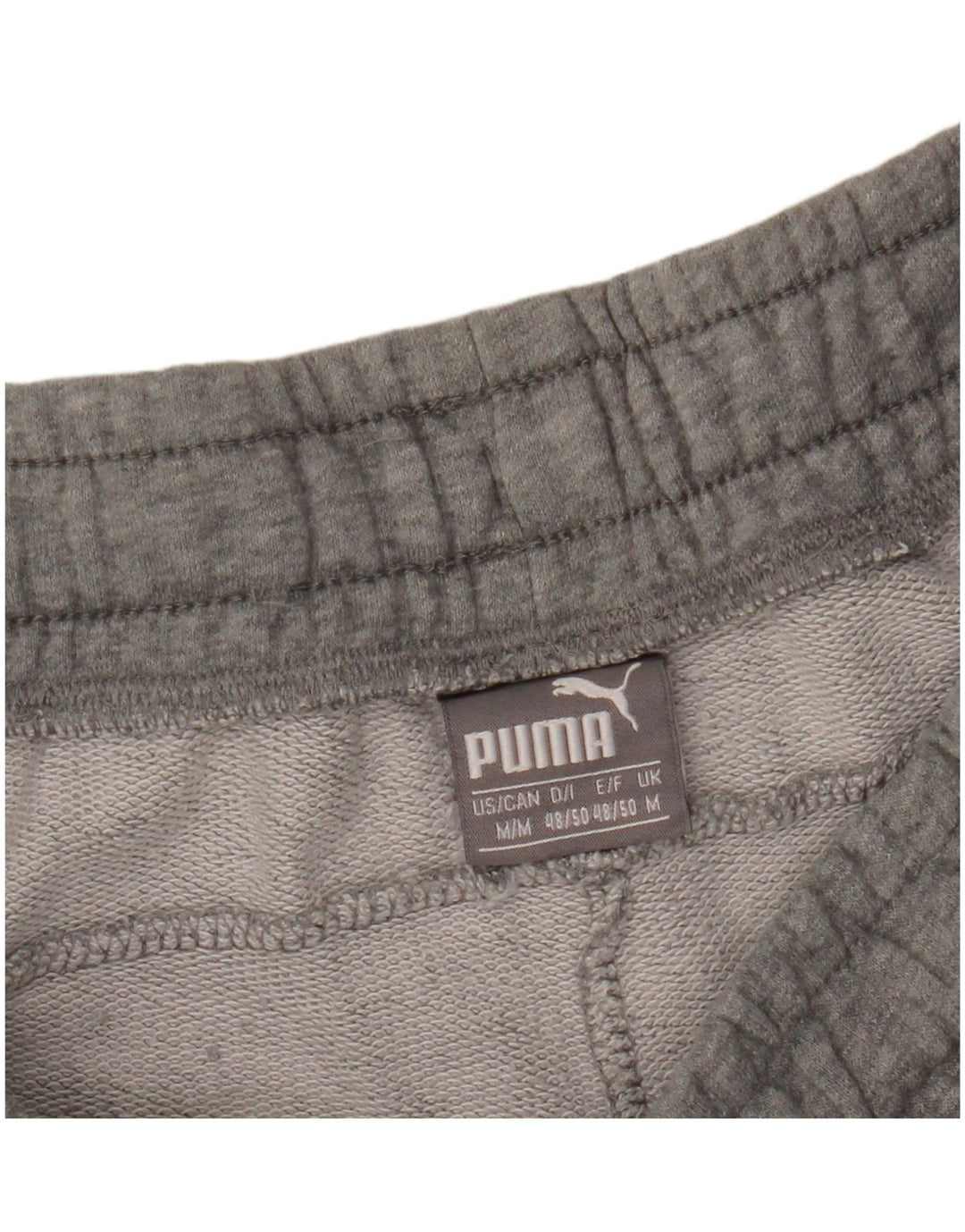 Мужские спортивные шорты PUMA с графическим рисунком среднего серого цвета с цветными блоками