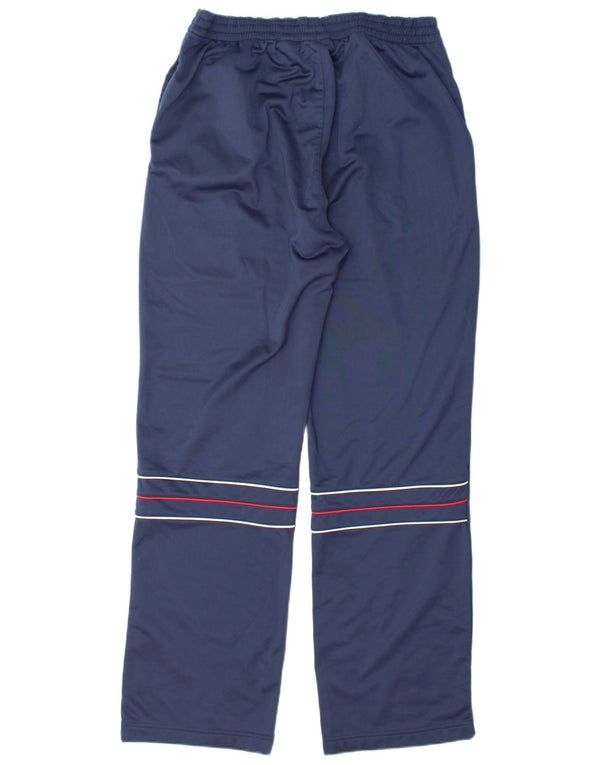 Fila Mens Tracksuit Trousers Large Navy Blue Striped Polyester