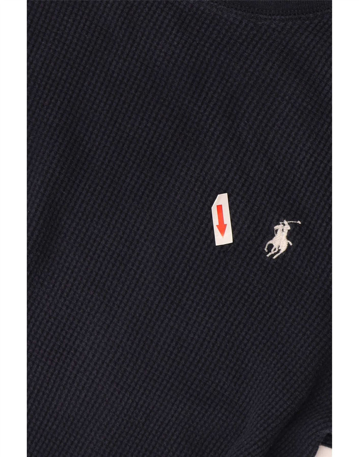 Мужской топ с длинными рукавами Polo Ralph Lauren, средний темно-синий, хлопок