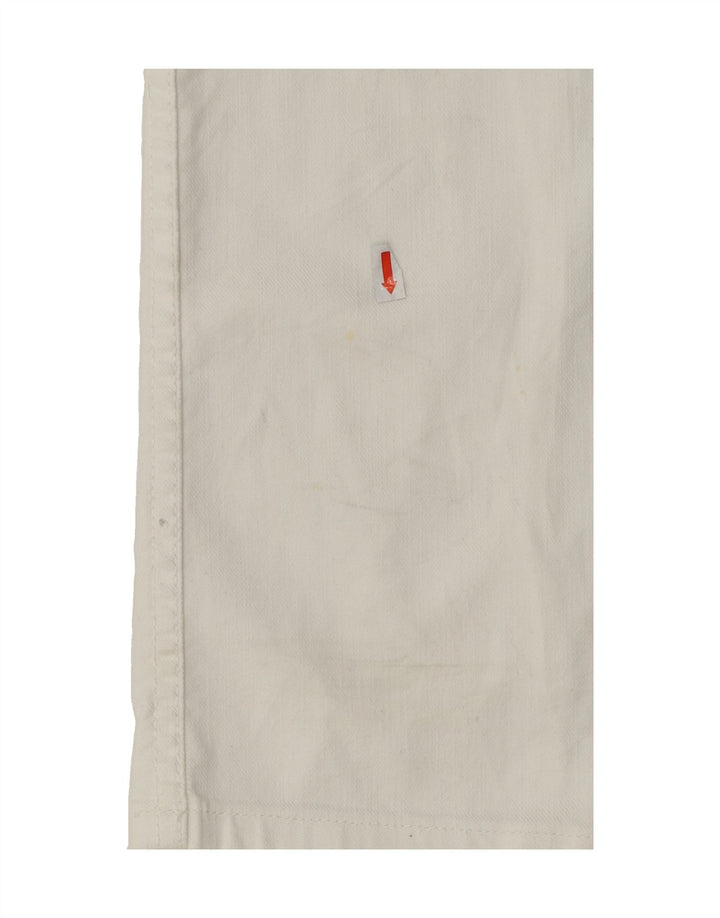 DESIGUAL Womens Graphic Slim Jeans W30 L35 White Cotton Vintage Desigual and Second-Hand Desigual from Messina Hembry 