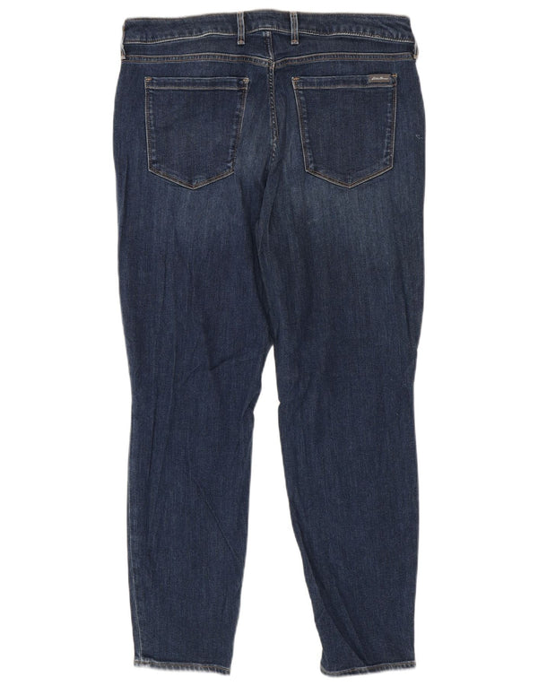 Женские джинсы скинни EDDIE BAUER слегка пышные, США 16, 2XL, W35, L27, темно-синие