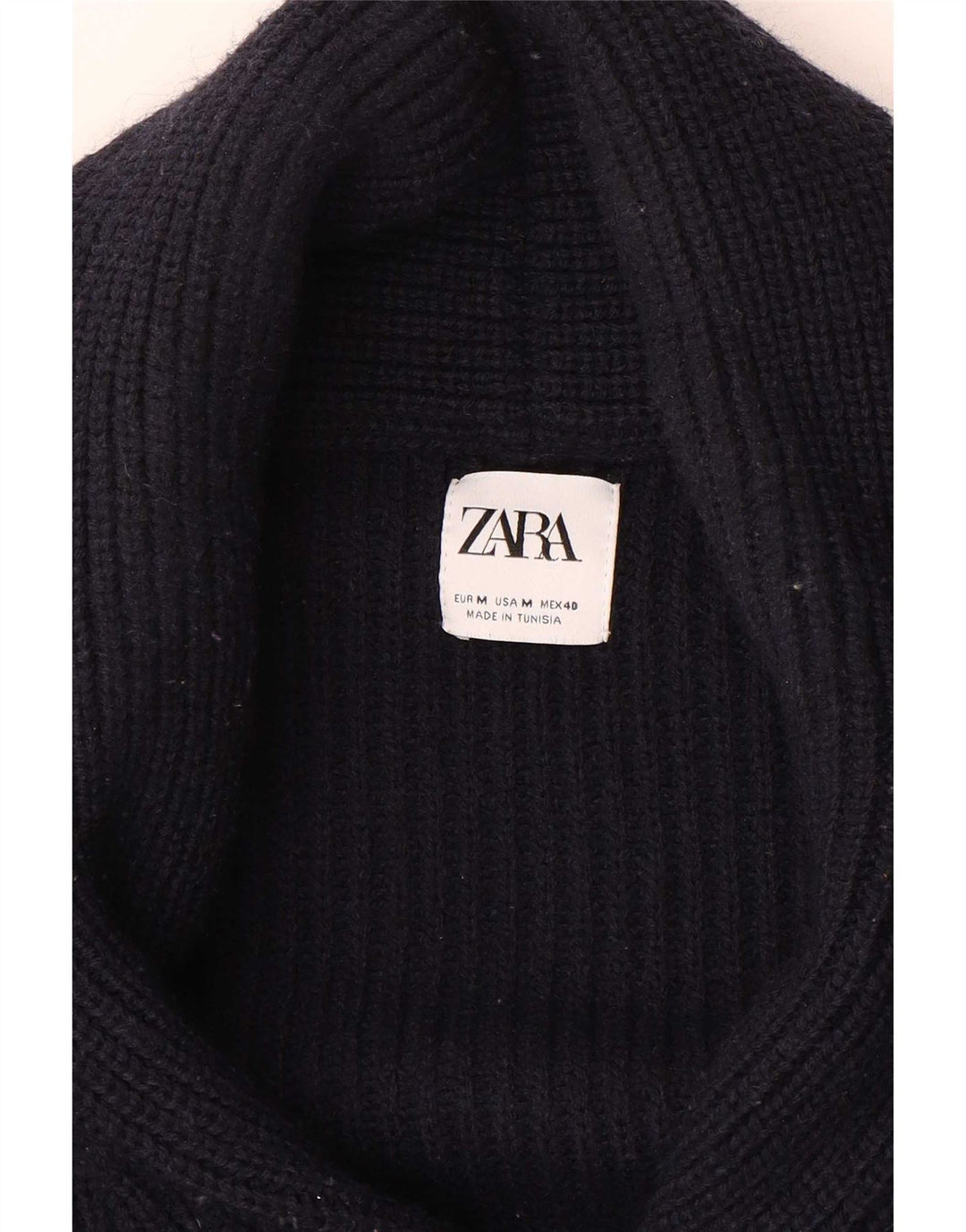 Мужской кардиган Zara, средний темно-синий