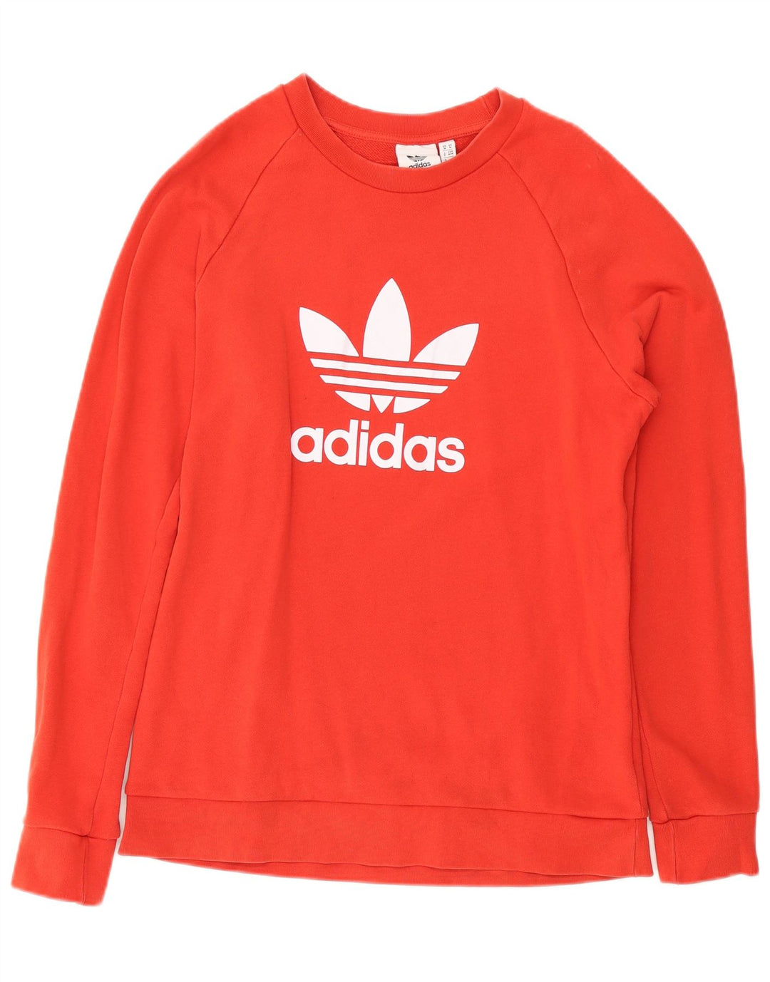 Мужской свитшот Adidas с рисунком, хлопковый джемпер среднего красного цвета