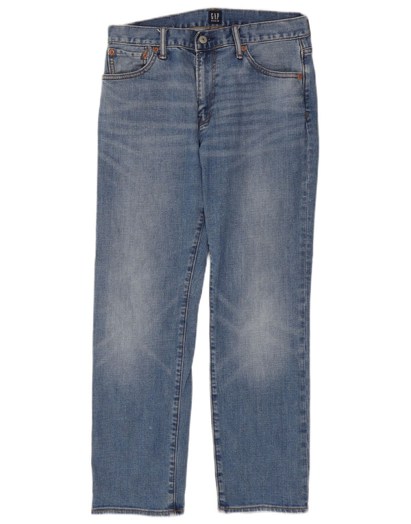 Джинсы мужские прямые Gap W30 L28 синие, хлопок