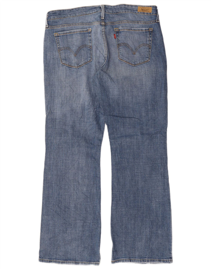 Женские джинсы Levi's 545 Low Bootcut США 14 XL W36 L31 Синий хлопок
