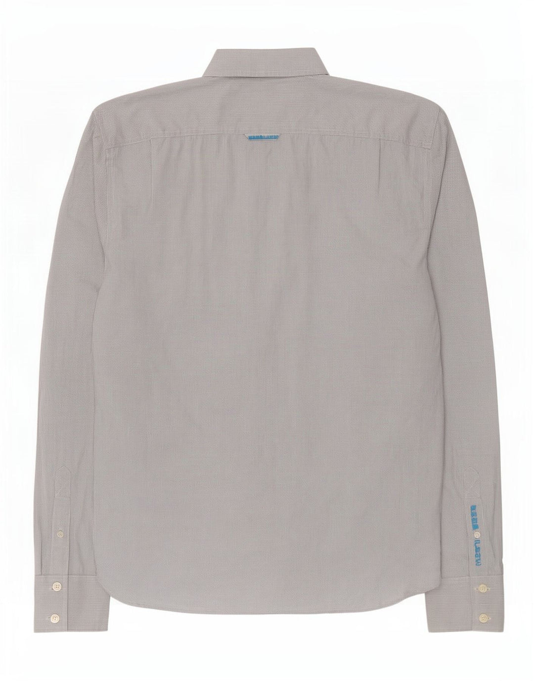 Мужская рубашка Superdry 2XL, белый хлопок в мелкую клетку