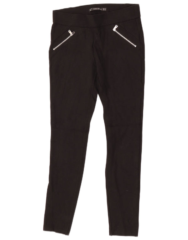Женские укороченные леггинсы Zara Trafaluc Medium W28 L26, черные
