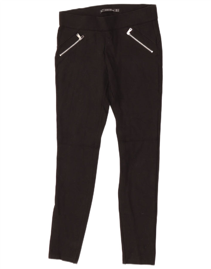 Женские укороченные леггинсы Zara Trafaluc Medium W28 L26, черные