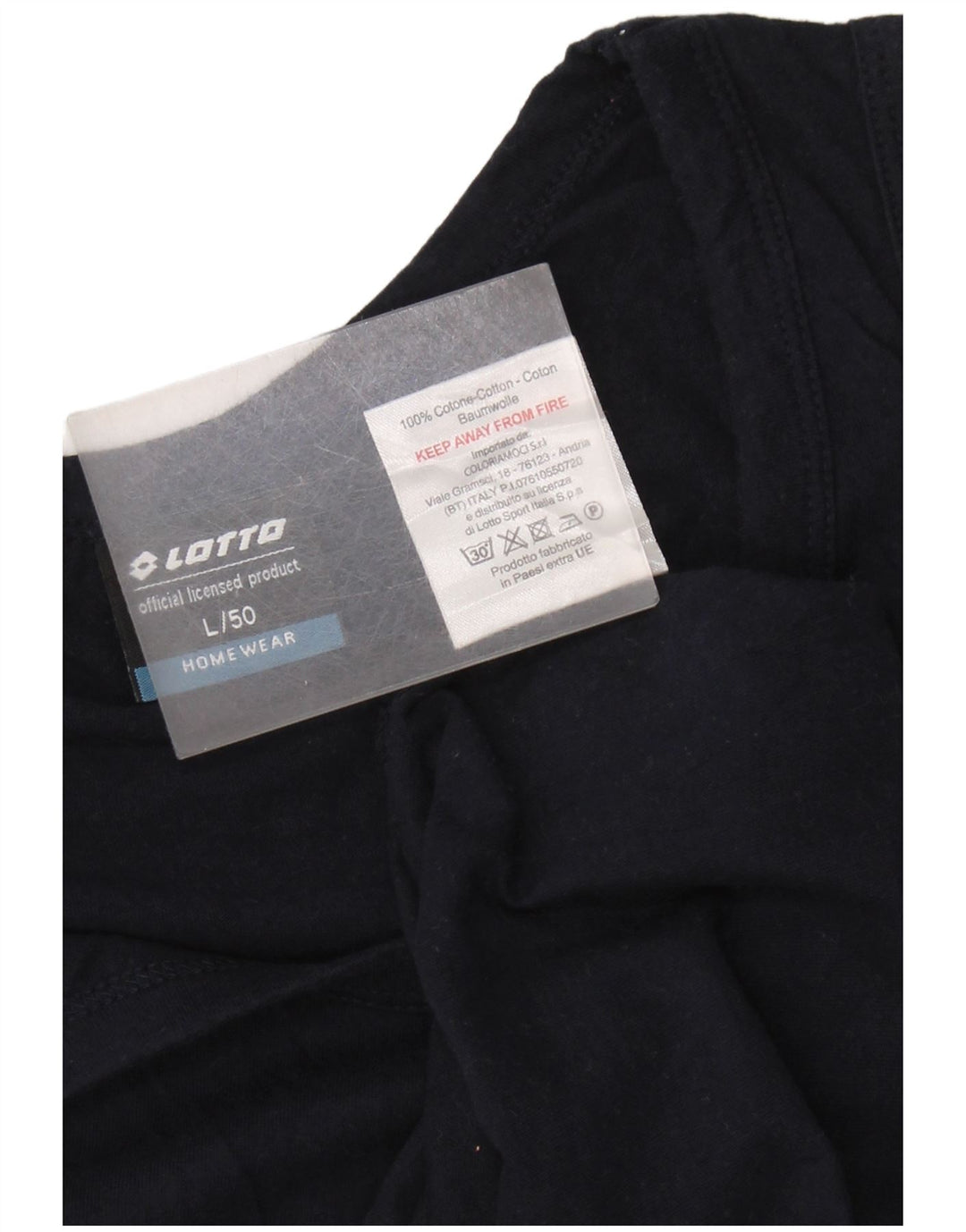 Мужской жилет с рисунком Lotto, большой темно-синий, хлопок