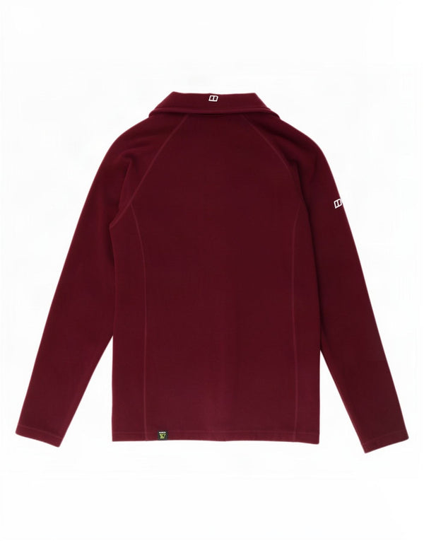 Женская флисовая куртка Berghaus UK 14, большой бордовый полиэстер