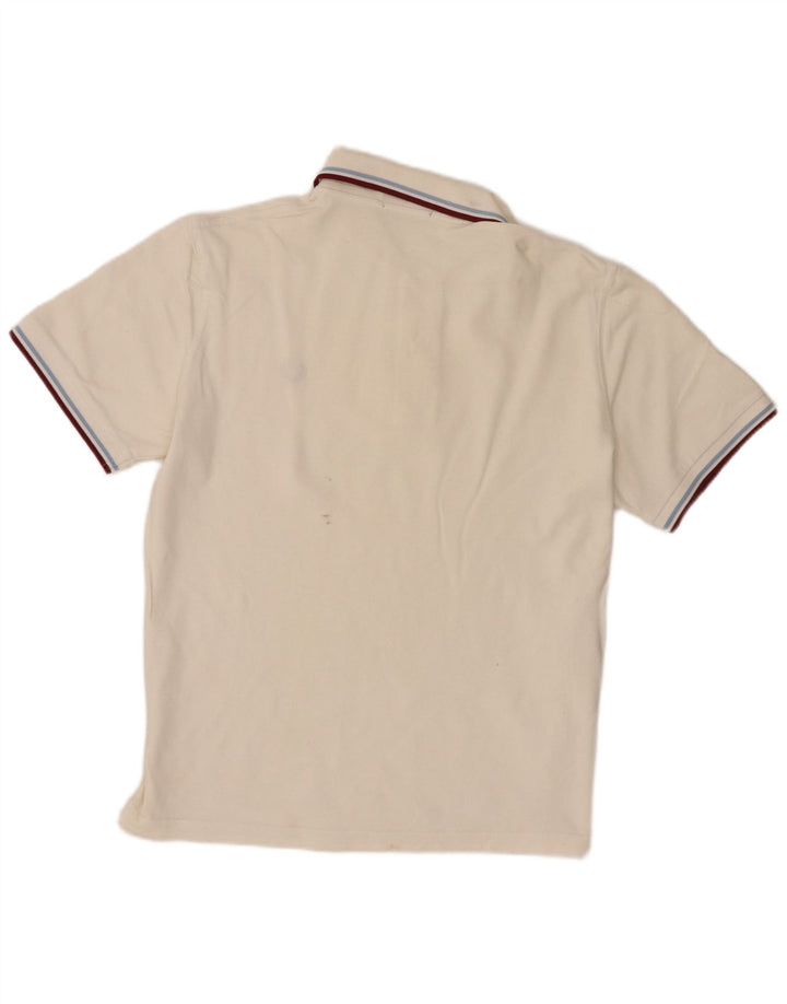 Мужская рубашка-поло Fred Perry, большой белый хлопок