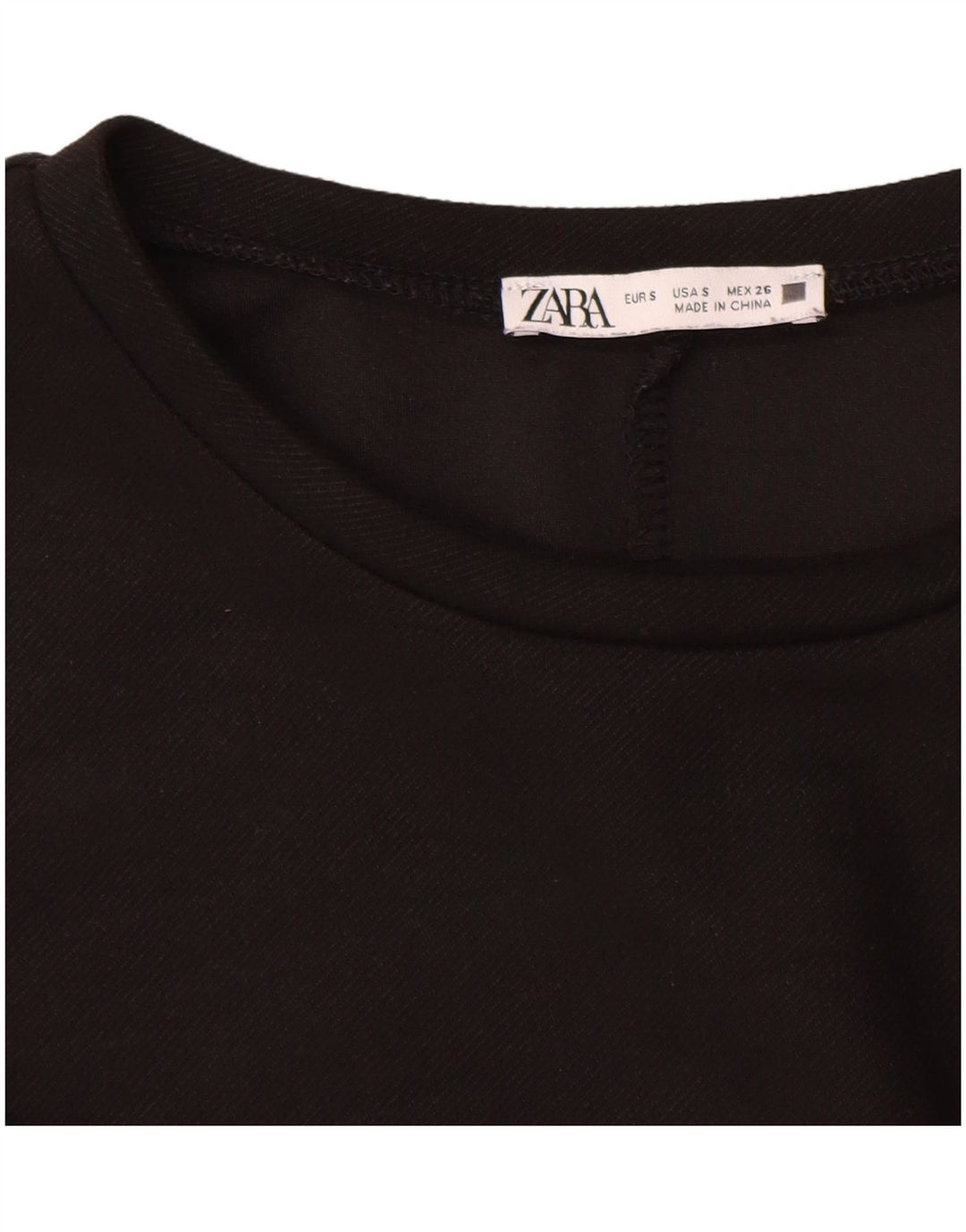 Женское платье прямого кроя Zara UK 10, маленькое черное