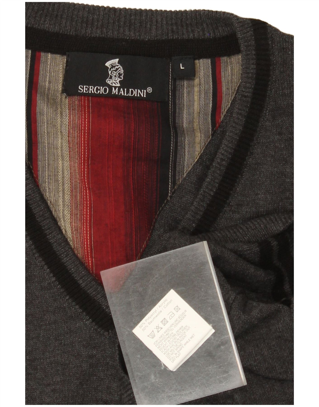 Мужская майка VINTAGE, большой серый полиакрил