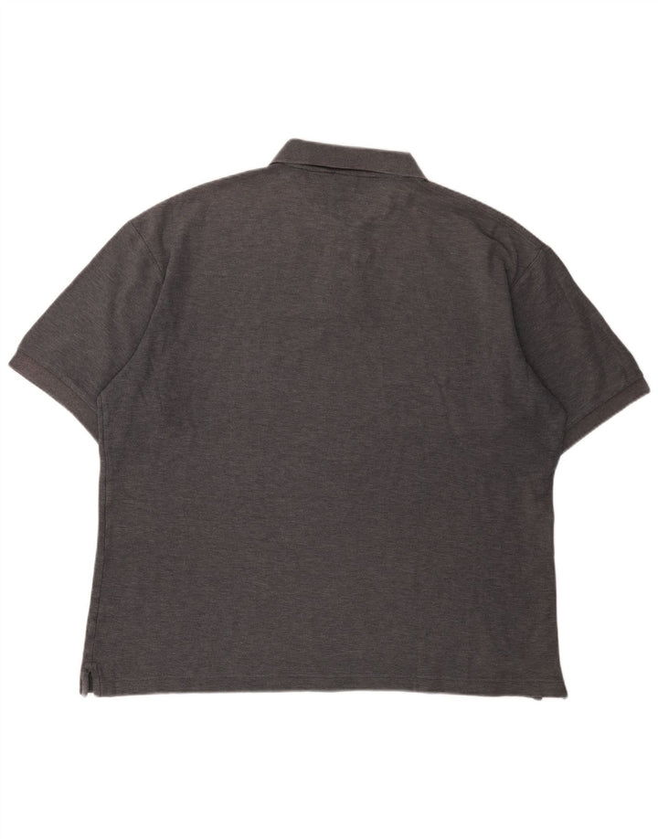 Мужская рубашка-поло Fila IT 56 XL Серая в крапинку, хлопок