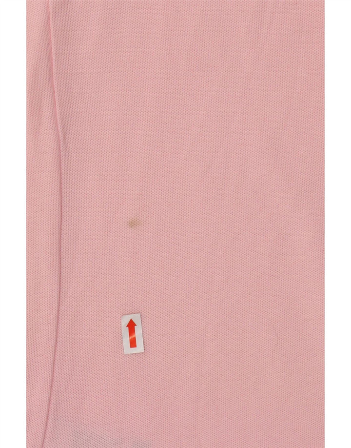 FILA Mens Polo Shirt Medium Pink Cotton