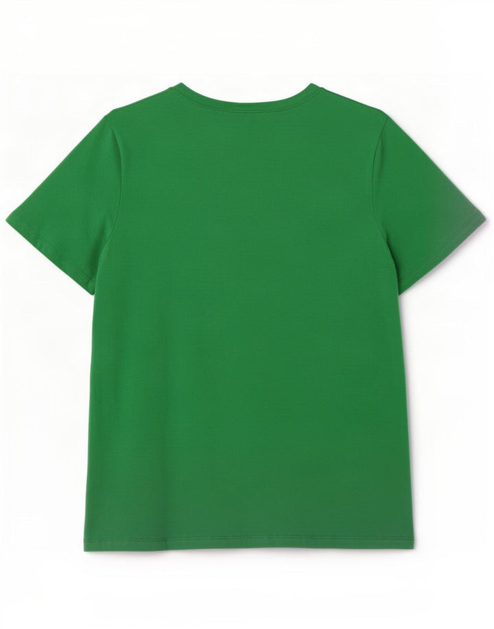 Женская блузка Zara Top UK 16, большой зеленый хлопок