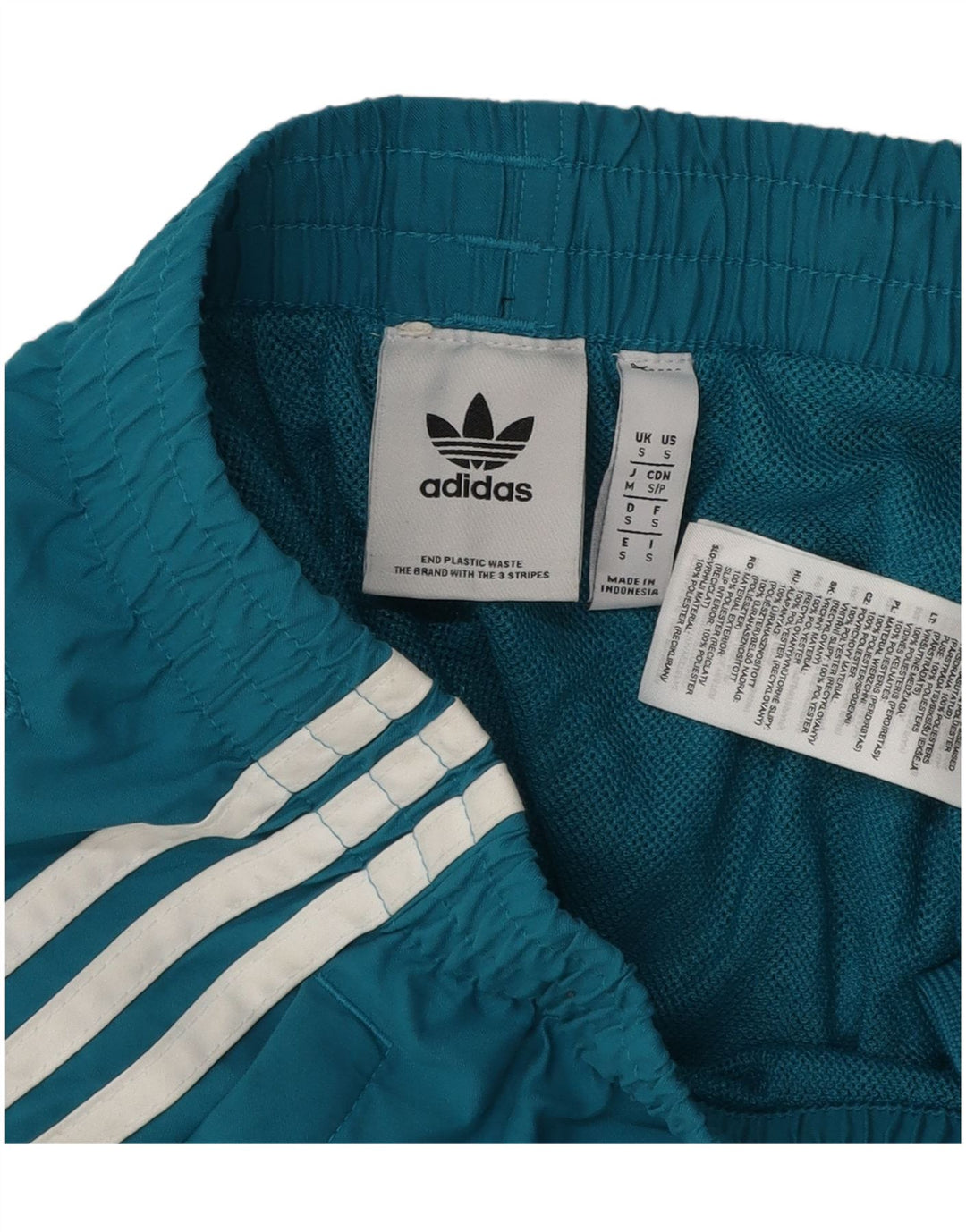 Женские спортивные шорты Adidas UK 8, маленькие синие, полиэстер