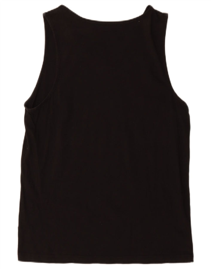 Мужской жилет с рисунком Puma, хлопковый средний черный цвет