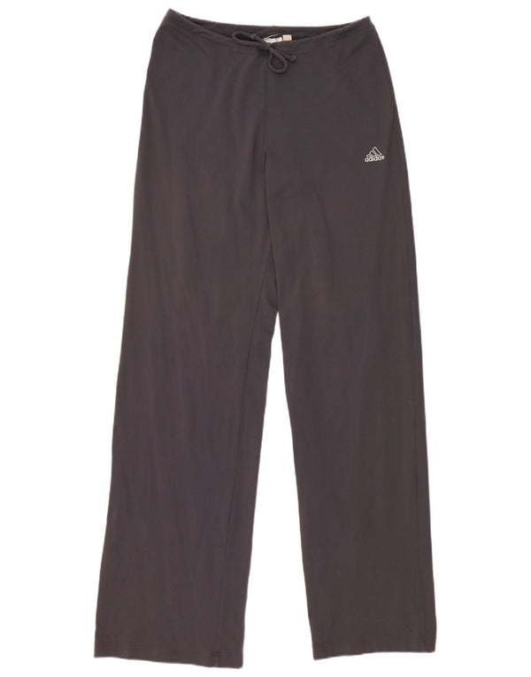 ADIDAS Womens Tracksuit Trousers UK 16 Large Navy Blue Polyamide